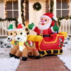 Joiedomi 6ft Wide Santa Clause Inflatables Decoration 9 Joiedomi 6ft Wide Santa Clause Inflatables Decoration -Christmas Ornaments Sales Store 6ft Wide Santa Clause Inflatables Decoration 7 600x600 1