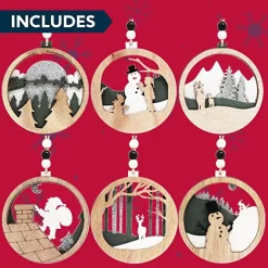 Joiedomi 6pcs Hanging Wooden Christmas Ornaments 13 Joiedomi 6pcs Hanging Wooden Christmas Ornaments -Christmas Ornaments Sales Store 6pcs Hanging Wooden Christmas Ornaments 7 结果