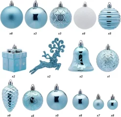 Joiedomi 67pcs Baby Blue & White Shatterproof Christmas Ornaments -Christmas Ornaments Sales Store 71Lwew6H7XL. AC SL1500 结果 600x580 1