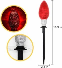 Joiedomi 2pcs Multi Color Pathway String Lights 6.5ft -Christmas Ornaments Sales Store 71S tjeMOFL. AC SL1500 1 600x655 1