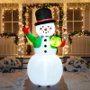 Joiedomi 7ft LED Blow Up Snowman With Present Gift 2 Joiedomi 7ft LED Blow Up Snowman With Present Gift -Christmas Ornaments Sales Store 7ft LED Blow Up Snowman With Present Gift 1 600x600 1