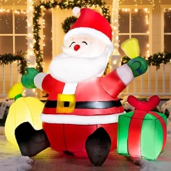 Joiedomi 7ft LED Christmas Decoration Inflatable Santa Claus 11 Joiedomi 7ft LED Christmas Decoration Inflatable Santa Claus -Christmas Ornaments Sales Store 7ft LED Christmas Decoration Inflatable Santa Claus 4 600x600 1