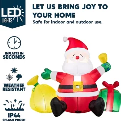 Joiedomi 7ft LED Christmas Decoration Inflatable Santa Claus 10 Joiedomi 7ft LED Christmas Decoration Inflatable Santa Claus -Christmas Ornaments Sales Store 7ft LED Christmas Decoration Inflatable Santa Claus 6 600x599 1