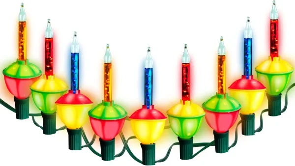 Joiedomi 9 LED Multicolor Christmas Bubble String Lights 8.8ft 6 Joiedomi 9 LED Multicolor Christmas Bubble String Lights 8.8ft - Image 4