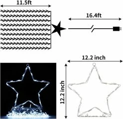 Joiedomi 335 LED Warm White Star String Lights 16.4ft -Christmas Ornaments Sales Store 810QsZL07GL. AC SL1500 1 600x582 1