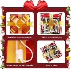 Joiedomi 3pcs Decorative PVC Christmas Light Box -Christmas Ornaments Sales Store 81OfkWLn1LL. AC SL1500 600x585 1