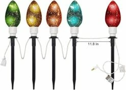 Joiedomi 2pcs Multi Color Pathway String Lights 6.5ft -Christmas Ornaments Sales Store 81Se6zdKnVL. AC SL1500 1 600x433 1