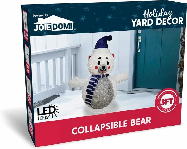 Joiedomi 3ft 100 LED Collapsible Bear Yard Light 7 Joiedomi 3ft 100 LED Collapsible Bear Yard Light - Image 5