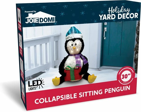 Joiedomi Collapsible LED Light Up Penguin Decoration 30in 8 Joiedomi Collapsible LED Light Up Penguin Decoration 30in - Image 6