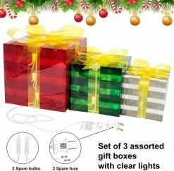 Joiedomi 3pcs Decorative PVC Christmas Light Box -Christmas Ornaments Sales Store 81nSwdZ2iXL. AC SL1500 600x590 1