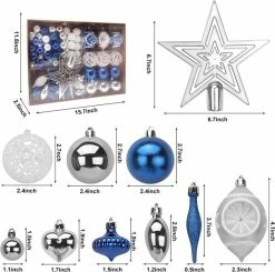 Joiedomi 70Pcs Blue, Silver&White Christmas Ornaments With Heart -Christmas Ornaments Sales Store 81prJhd j3L. AC SL1500 f9bc3a91 c549 4b74 8cd1 9b3d21a9821a 600x596 1