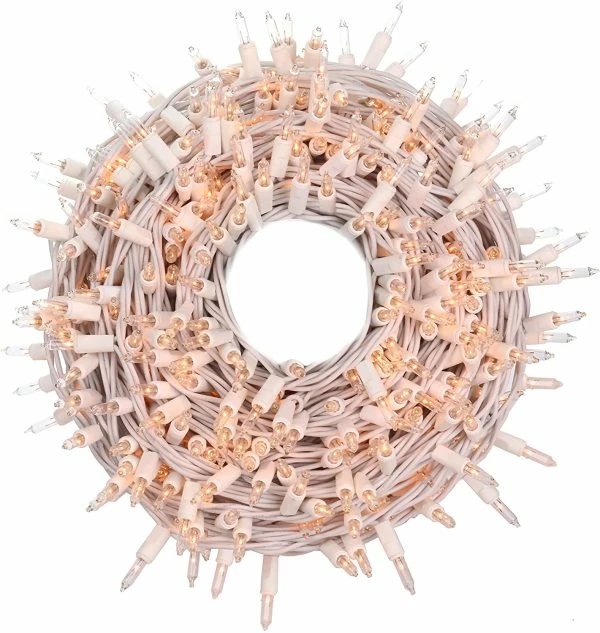 Joiedomi 2x250 Christmas String Lights Clear White 62.25ft 6 Joiedomi 2x250 Christmas String Lights Clear White 62.25ft - Image 4