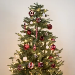 Joiedomi 87pcs Red And White Christmas Ornaments -Christmas Ornaments Sales Store 87Pcs Assorted Red amp White Christmas Ornaments Set with Pine Corn 5 result scaled 600x600 1