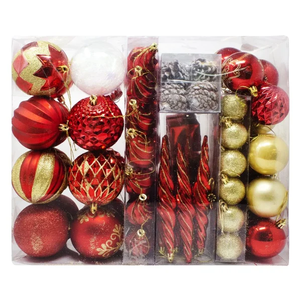 Joiedomi 87pcs White And Baby Blue Christmas Ball Ornaments 3 Joiedomi 87pcs White And Baby Blue Christmas Ball Ornaments