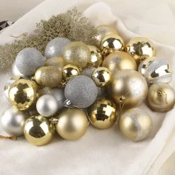 Joiedomi 88pcs Gold And Silver Christmas Tree Ball Ornaments -Christmas Ornaments Sales Store 88 Pcs Gold amp Silver Christmas Ornaments 4 result 600x600 1