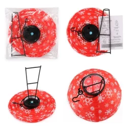 Joyin Christmas LED Inflatable Gathering Penguin Decoration -Christmas Ornaments Sales Store 8Pcs Paper Lanterns With LED Lights 3 result 600x600 1