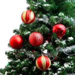 Joiedomi 8pcs Shatterproof Red Christmas Ball Ornaments 3.94in -Christmas Ornaments Sales Store 8Pcs Red Christmas Ornaments 3.94in 6 result 600x600 1