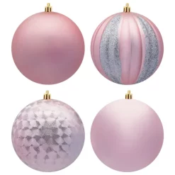 Joiedomi 8Pcs Rose Gold Christmas Ornaments 3.94in -Christmas Ornaments Sales Store 8Pcs Rose Gold Christmas Ornaments 3 6 600x600 1