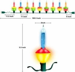 Joiedomi 2x9 LED Multicolor Bubble String Lights 8.8ft -Christmas Ornaments Sales Store 8 2b48b085 a18e 4c60 9d4c 6cfbaede0a4b 600x577 1
