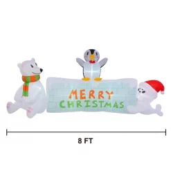 Joiedomi 8ft LED Ice Bricks Banner Merry Christmas Inflatable -Christmas Ornaments Sales Store 8ft Ice Bricks Banner Christmas Inflatable 3 result 600x600 1