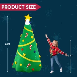 Joiedomi 8ft Inflatable Christmas Tree Decorations -Christmas Ornaments Sales Store 8ft Inflatable Christmas Tree Decorations 3 600x600 1