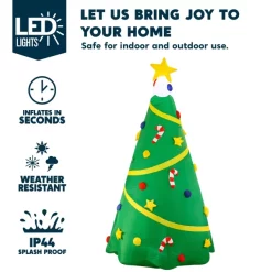 Joiedomi 8ft Inflatable Christmas Tree Decorations -Christmas Ornaments Sales Store 8ft Inflatable Christmas Tree Decorations 6 600x600 1