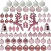 Joiedomi 66pcs Pink & White Assorted Christmas Ornaments 2 Joiedomi 66pcs Pink & White Assorted Christmas Ornaments -Christmas Ornaments Sales Store 91B9lpp5XxL. AC SL1500 1 600x580 1