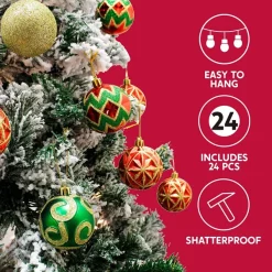 Joiedomi 24pcs Red Green And Gold Christmas Ball Ornaments 10 Joiedomi 24pcs Red Green And Gold Christmas Ball Ornaments -Christmas Ornaments Sales Store 91T74fh4yjL. AC SL1500 结果 副本 600x600 1