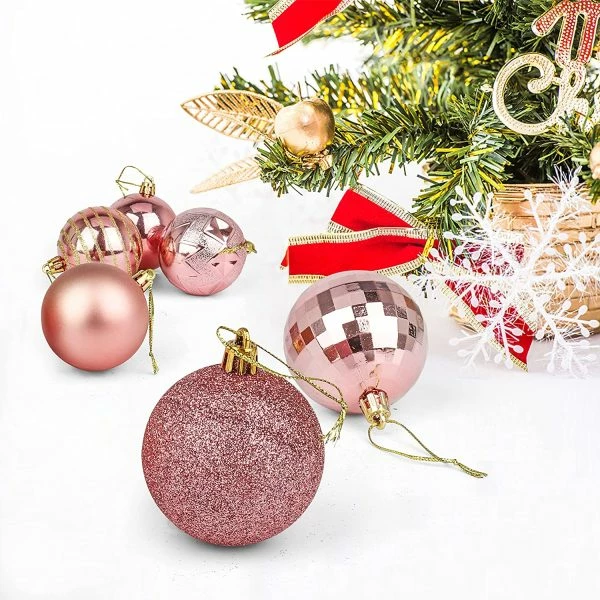 Joiedomi 34pcs Baby Blue Christmas Ball Ornaments 2.36in 7 Joiedomi 34pcs Baby Blue Christmas Ball Ornaments 2.36in - Image 5