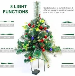 Joiedomi 2pcs Christmas Tree Pathway Lights Set 24.5in -Christmas Ornaments Sales Store 91XcnVKmwWL. AC SL1500 1 600x606 1