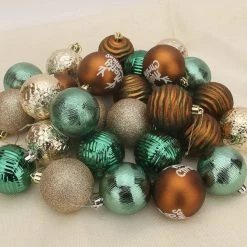 Joiedomi 30pcs Green And Gold Christmas Ornaments 2.36in -Christmas Ornaments Sales Store 91gbZAFYRwL. AC SL1500 600x600 1