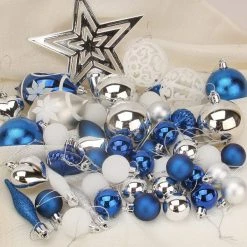Joiedomi 70Pcs Blue, Silver&White Christmas Ornaments With Heart -Christmas Ornaments Sales Store 91wq3p6NPWL. AC SL1500 723f0e3c f429 403f a0d9 6ce768391a6d 600x600 1