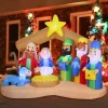 Joiedomi 9ft Inflatable LED Nativity Of Jesus With Three Wiseman -Christmas Ornaments Sales Store 9ft Inflatable LED Nativity of Jesus with Three Wiseman 1 result scaled 600x600 1