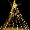 Joiedomi 335 LED Warm White Outdoor Star String Lights 16.4ft