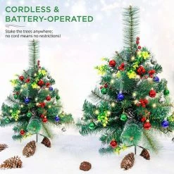 Joiedomi 2pcs Christmas Tree Pathway Lights Set 24.5in -Christmas Ornaments Sales Store A1kR7HgV6EL. AC SL1500 1 600x600 1
