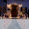 Joiedomi 12pcs Thick Red And White Candy Cane Pathway Lights 28in -Christmas Ornaments Sales Store Christmas Candy Cane Pathway Marker Thick Red 28in 5 600x600 1
