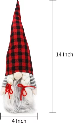 Joyin 2pcs Couple Plush Gnome Ornaments Tabletop -Christmas Ornaments Sales Store Christmas Couple Gnome Christmas Tabletop 4 result 600x1000 1
