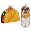 Joyin Taco And Burrito Christmas Tree Ornaments