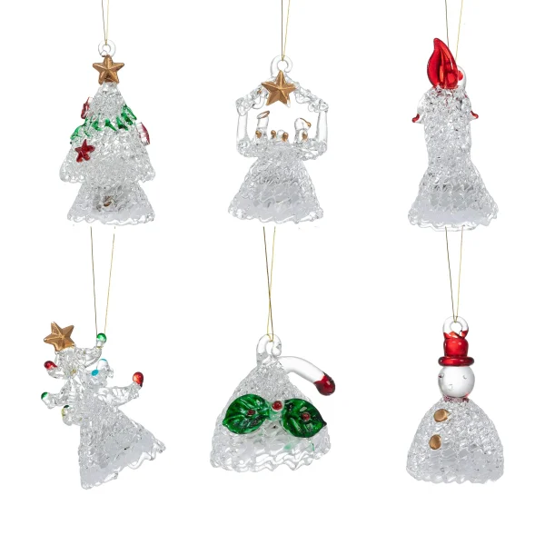Joyin Christmas Glass Ornaments Tree Decorations 4 Joyin Christmas Glass Ornaments Tree Decorations - Image 2