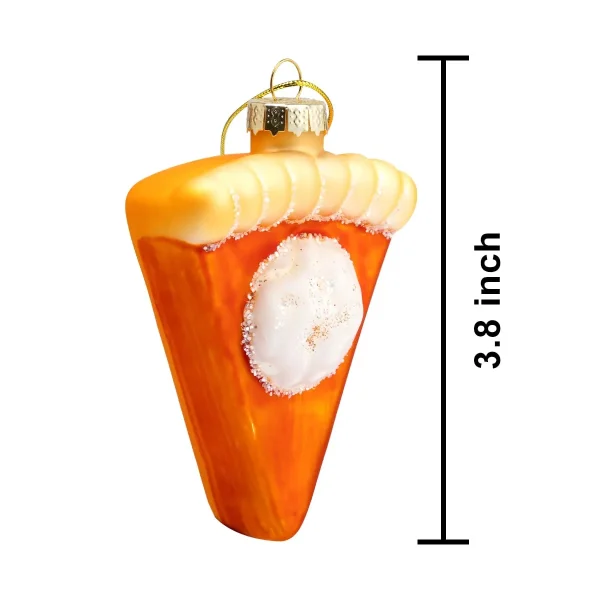 Joiedomi Christmas Glass Pumpkin Pie Ornament, 2Pcs 8 Joiedomi Christmas Glass Pumpkin Pie Ornament, 2Pcs - Image 6
