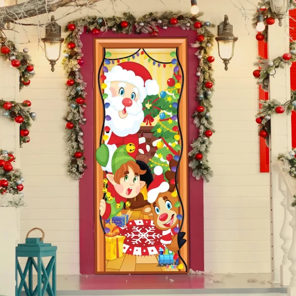 Joyin Christmas Multi-characters Door Cover, 3Pcs 3 Joyin Christmas Multi-characters Door Cover, 3Pcs