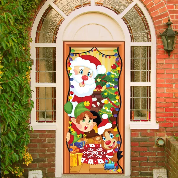 Joyin Christmas Multi-characters Door Cover, 3Pcs 4 Joyin Christmas Multi-characters Door Cover, 3Pcs - Image 2