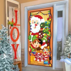 Joyin Christmas Multi-characters Door Cover, 3Pcs 8 Joyin Christmas Multi-characters Door Cover, 3Pcs -Christmas Ornaments Sales Store Christmas Multi characters Door Cover 3Pcs 3 result 600x600 1
