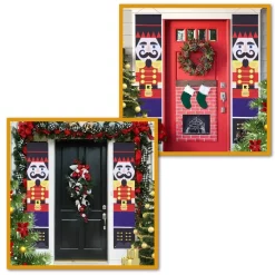 Joyin Life Size Nutcracker Outdoor Wall Christmas Banner