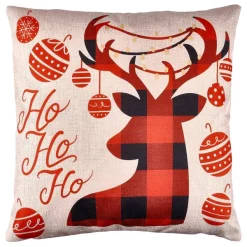 Joiedomi 6pcs Buffalo Plaid Christmas Pillow Covers -Christmas Ornaments Sales Store Christmas Pillow Covers with Rustic Farmhouse Design 3 result 600x600 1