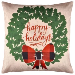 Joiedomi 6pcs Buffalo Plaid Christmas Pillow Covers -Christmas Ornaments Sales Store Christmas Pillow Covers with Rustic Farmhouse Design 5 result 600x600 1