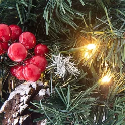 Joiedomi Christmas Pre Lit Hanging Basket 20in -Christmas Ornaments Sales Store Christmas Prelit Hanging Basket 20in 5 600x600 1