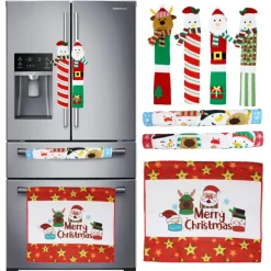 Joyin Christmas Refrigerator Door Handle Covers Set, 7pcs