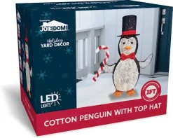 Joiedomi 3ft 120 LED Collapsible Penguin Yard Light -Christmas Ornaments Sales Store Collapsible Penguin LED Yard Light 3ft 4 600x478 1