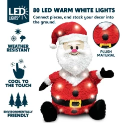 Joiedomi Collapsible LED Light Up Santa Decoration 30in 9 Joiedomi Collapsible LED Light Up Santa Decoration 30in -Christmas Ornaments Sales Store Collapsible Santa LED Yard Light 30in 600x600 1